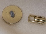 カフスボタン金具修理