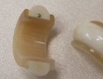 象牙イヤリング金具修理